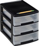 Curver babel ladesysteem a4 - 3x5l - 35x26,5x31,3 cm - zwart