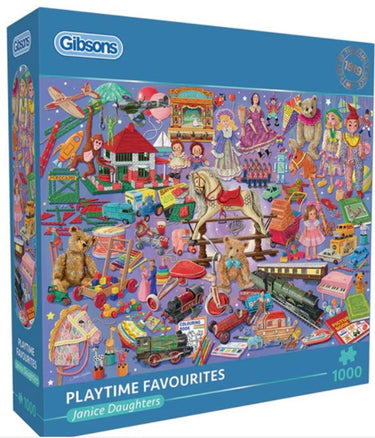 Gibsons - playtime favourites (door janice daughters) - 1000 stukjes 68×49cm (b×h) - legpuzzel voor volwassenen