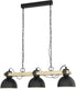 Eglo lubenham hanglamp - e27 - 90 cm - zwart bruin