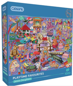Gibsons - playtime favourites (door janice daughters) - 1000 stukjes 68×49cm (b×h) - legpuzzel voor volwassenen