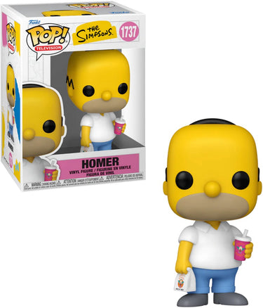 The simpsons funko pop! homer vinylfiguur - voor fans van animatie - 1737