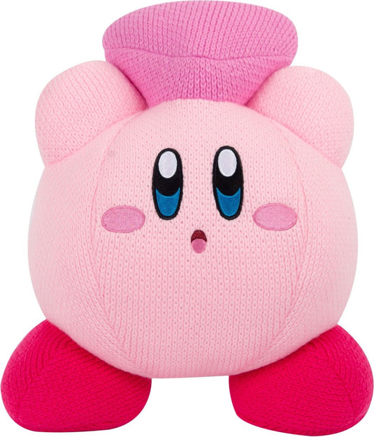 Tomy kirby: kirby met heart nuiguru-knit knuffel - 9cm