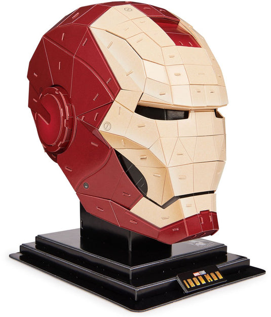 4d build marvel - iron man - 3d puzzel - 96 stuks - kartonnen bouwpakket