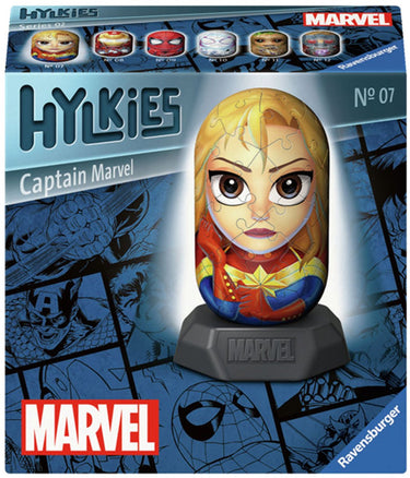 Ravensburger 3d puzzel hylkies marvel captain marvel, 54st.