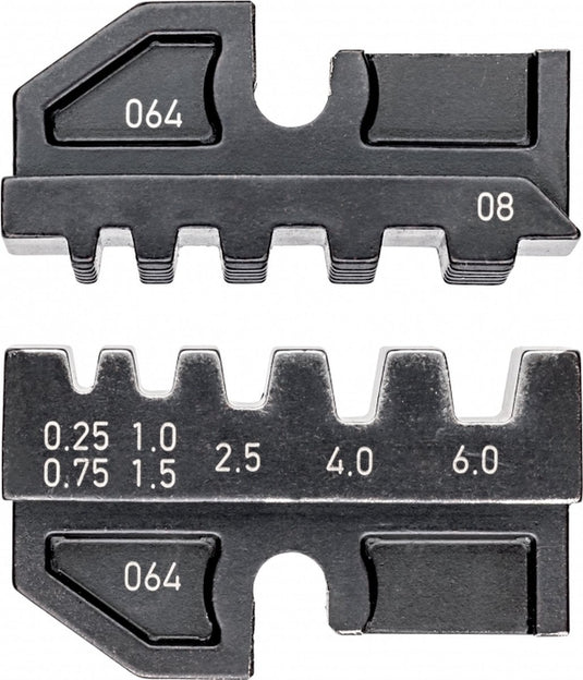 Knipex 97 49 08 krimpinzetstuk adereindhulzen 0.25 tot 6 mm² geschikt voor merk 97 43 200, 97 43 e, 97 43 e aus,