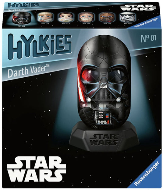 Ravensburger 3d puzzel hylkies star wars darth vader, 54st.