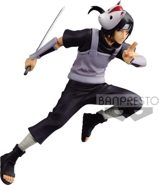 Banpresto co., ltd. naruto shippuden - vibration stars - uchiha itachi ii statue 16cm