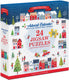 Eurographics - adventskalender, kerststadje [advent calendar, christmas town] - 24×50 stukjes 12×5×cm (b×h) - adventskalender