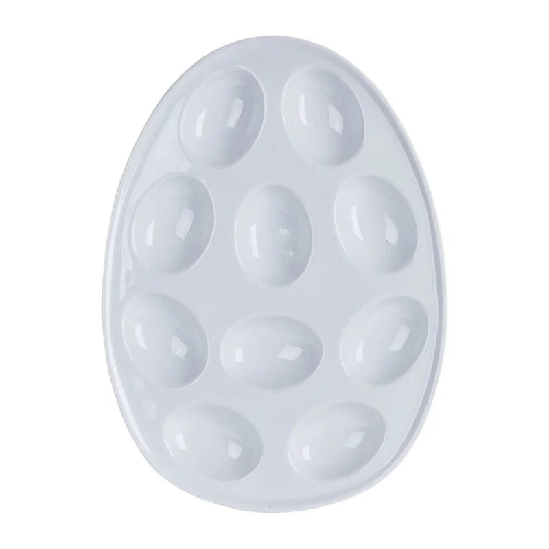 Load image into Gallery viewer, Imperial kitchen eierschaal wit aardewerk voor 10 eieren
