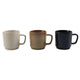 Koffiemok bistro stapelbaar reactive glazed 270 ml assorti | 6 stuks