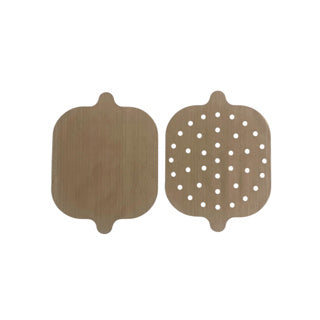 Nostik airfryer bakvellen 2 stuks vierkant pfas vrij 24x24cm | 12 stuks