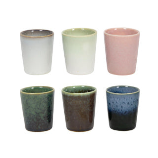 Espressomokje wind ø5cm 60ml assorti | 6 stuks