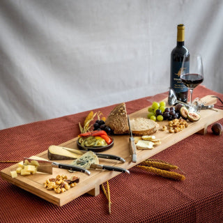 Load image into Gallery viewer, No brand serveerplank xxl bamboe 100x26x5,5 cm
