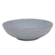 Diep bord woven textile grijs ø18x5,5cm | 6 stuks