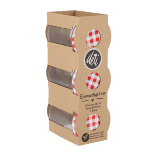 Jampot set 3 44 cl assorti | 3 stuks