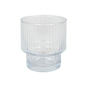 Glas lines clear stapelbaar ø 8,5x9,5 cm 320 ml | 6 stuks