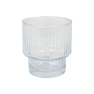 Glas lines clear stapelbaar ø 8,5x9,5 cm 320 ml | 6 stuks
