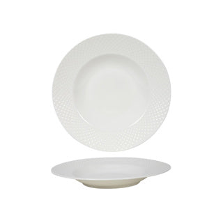 Diepbord diamond porselein ø 22,2 cm | 6 stuks