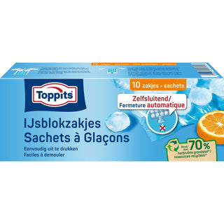 Toppits ijsblokzakjes 10 stuks | 15 stuks