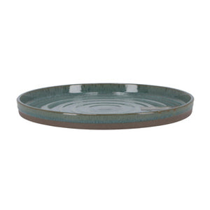 Bord plat d26 cm basalt ocean green | 6 stuks