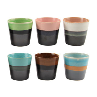 Koffiemok cosmos 200 ml assorti | 6 stuks