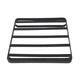 No brand onderzetter zwart 18x18x2,5cm | 6 stuks