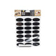 No brand label stickers 42 stuks met krijt | 6 stuks