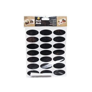 No brand label stickers 42 stuks met krijt | 6 stuks