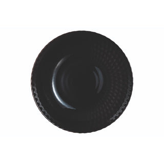 Load image into Gallery viewer, No brand diep bord d20 cm pampille zwart | 4 stuks

