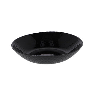 Load image into Gallery viewer, No brand diep bord d20 cm pampille zwart | 4 stuks
