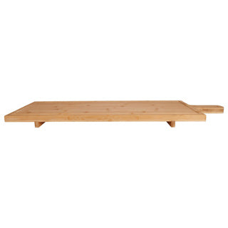 Serveerplank xl bamboe op voet