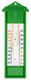 1008121 - min-max thermometer huisje kunststof groen | 2 stuks