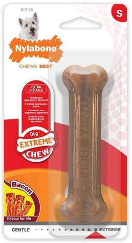 Load image into Gallery viewer, Nylabone dura chew voor harde bijters baconsmaak
