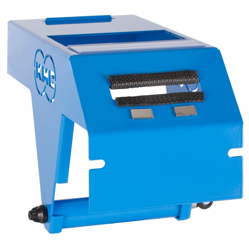 Load image into Gallery viewer, KMC Fietskettingrolhouder - Blauw - 1 haspel - Werkplaats
