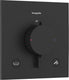 Hansgrohe ecostat comfort e - inbouwthermostaat - ecostat thermostaat - zekerheidscombinatie en1717 - 2 functies - mat zwart