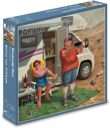 Art revisited puzzel marius van dokkum - weekendje mars (1000 stukjes)