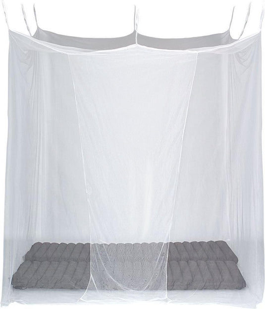 Abbey camp klamboe - 2 persoons - boxmodel - wit - 200 x 200 cm