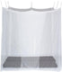 Abbey camp klamboe - 2 persoons - boxmodel - wit - 200 x 200 cm