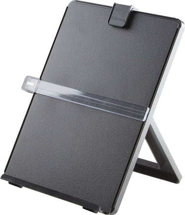Fellowes documenthouder - houdt 125 vellen - ergonomisch - met regellezer - zwart