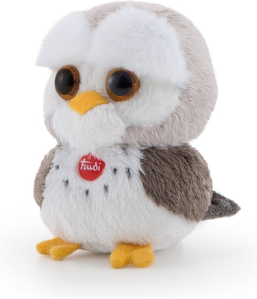Trudi knuffel uil bruin wit 9 cm