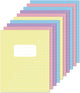 Kangaro schriften a5 - met ruit 10mm - pastel kleuren - 10 stuks