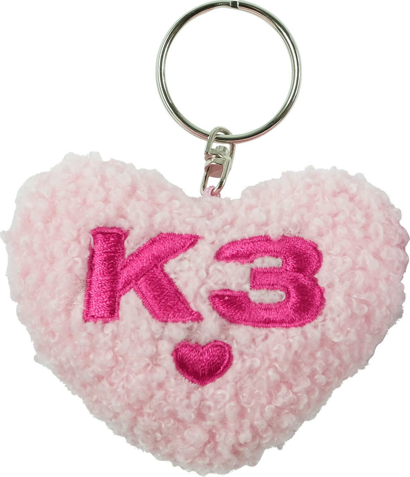 Load image into Gallery viewer, K3 sleutelhanger pluche hart
