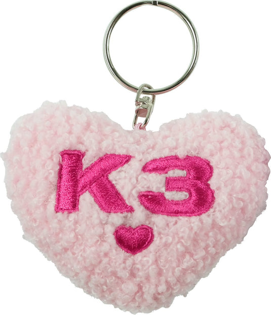 K3 sleutelhanger pluche hart