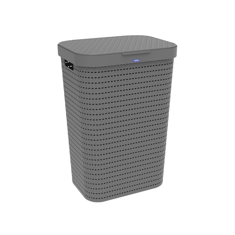 Load image into Gallery viewer, Rotho wasbox country 55l antraciet

