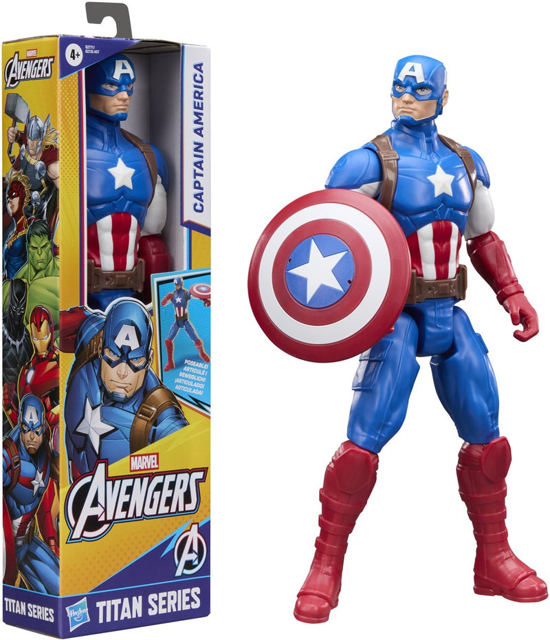Load image into Gallery viewer, Hasbro marvel avengers titan series captain america speelfiguur
