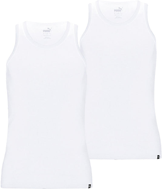 Puma heren everyday hemd - white - m - 2 paar