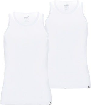Puma heren everyday hemd - white - m - 2 paar