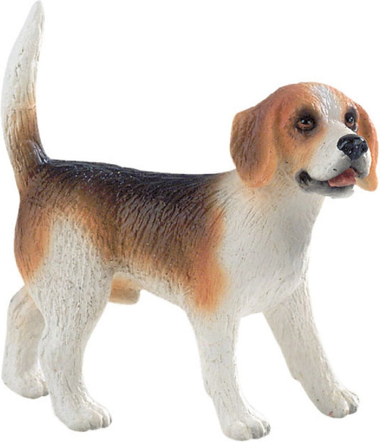 Bullyland 65424 – speelfiguur en verzamelfiguur beagle henry – ca. 5 cm – levensecht en detailrijk vormgegeven – ideaal als taartfiguur en klein cadeautje voor kinderen vanaf 3 jaar.