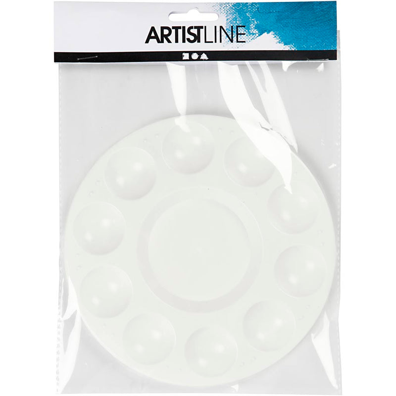 Load image into Gallery viewer, Creativ company verf palet wit, 17cm
