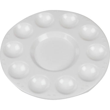 Creativ company https: www.cchobby.nl palet-rond-palet-met-11-vakken-d-17-cm-wit-10-stuk-1-doos